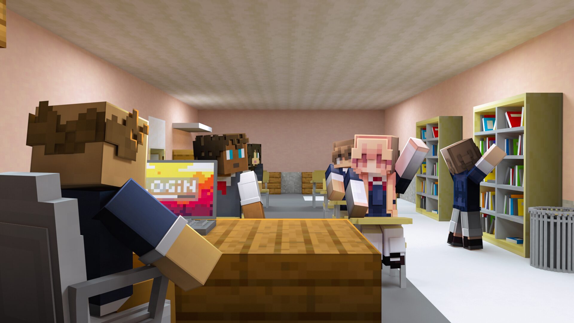 Middle School - Roleplay Minecraft Aurrora Minecraft Marketplace Classroom