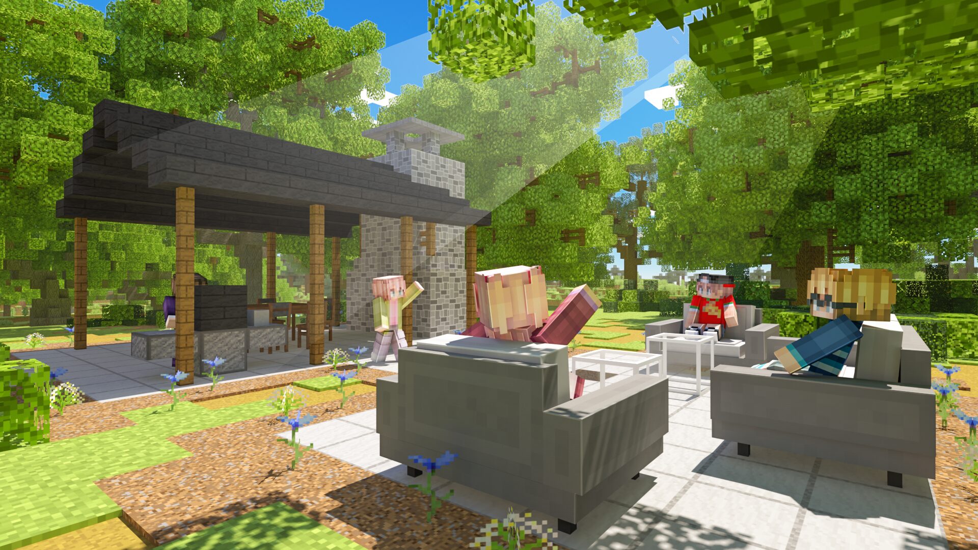 Modern Home - Roleplay Minecraft Aurrora Minecraft Marketplace Outdoor Living Room Furniture