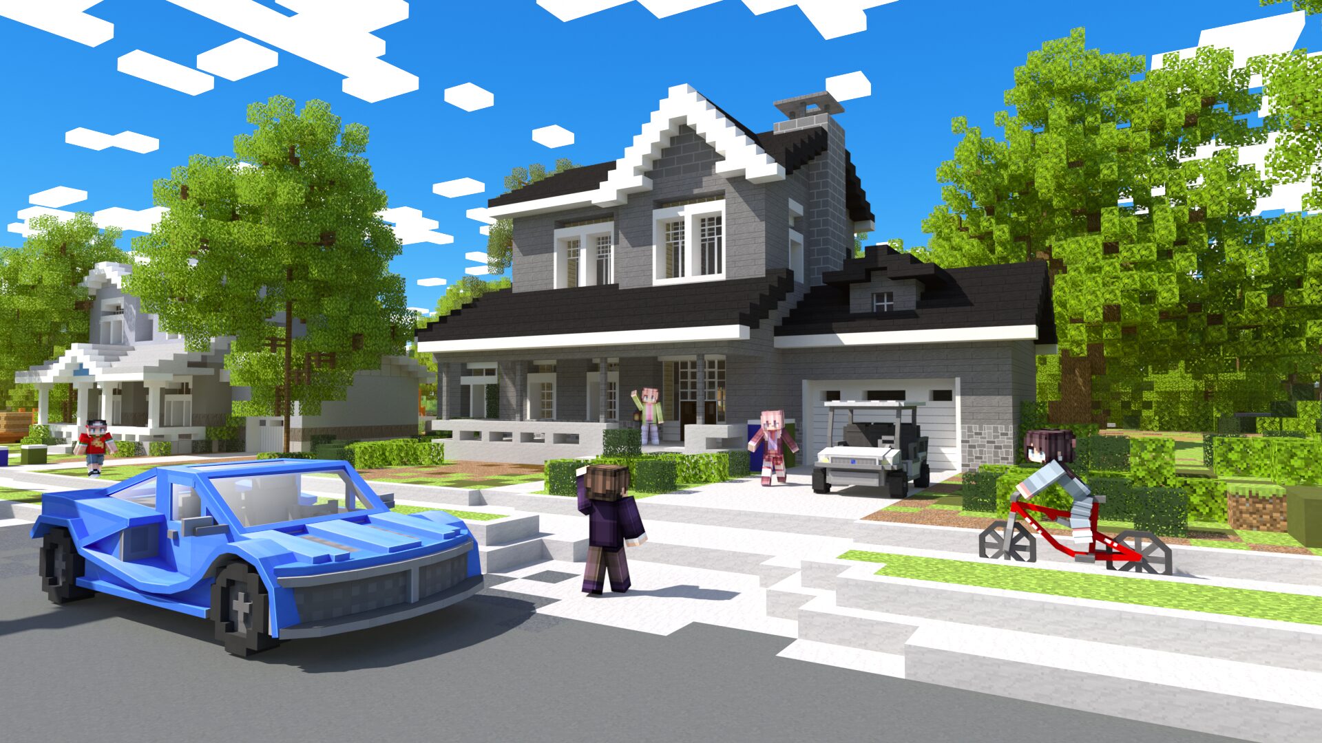 Modern Home - Roleplay Minecraft Aurrora Minecraft Marketplace House Car Bike