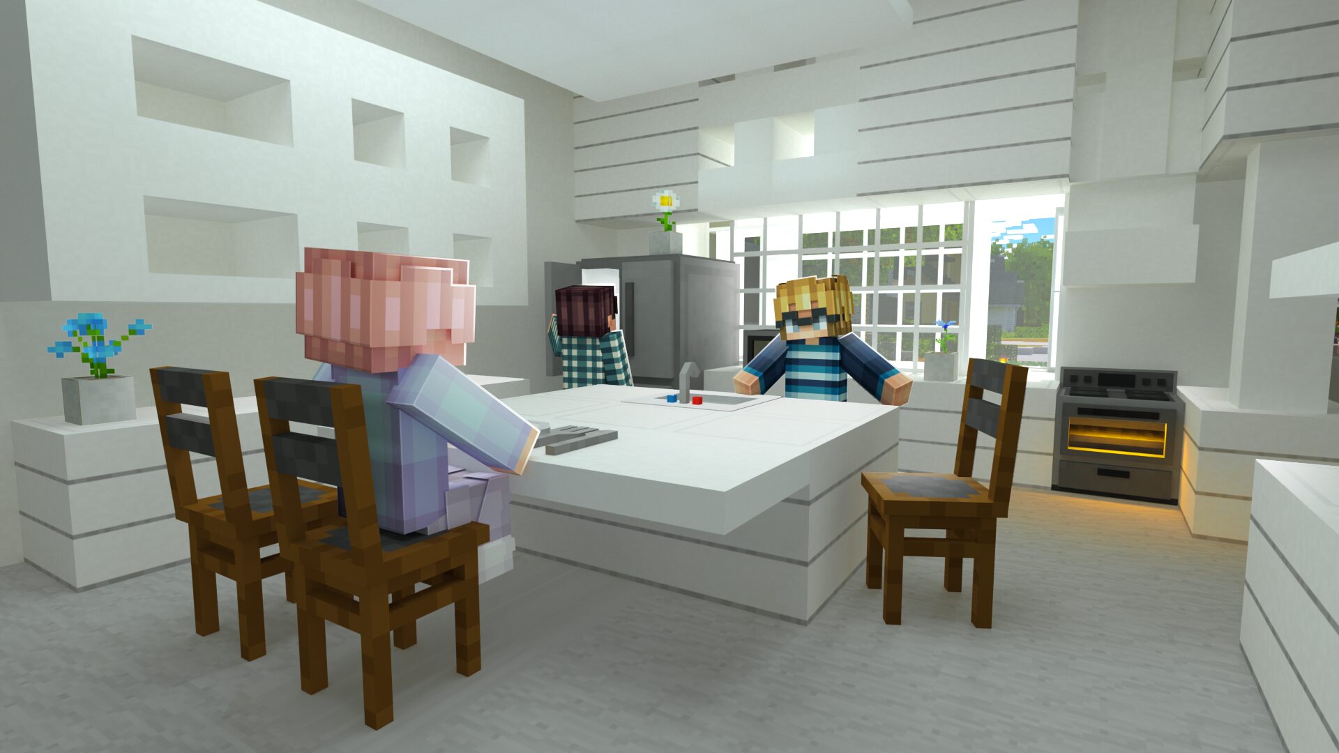 Modern Home - Roleplay Minecraft Aurrora Minecraft Marketplace Kitchen