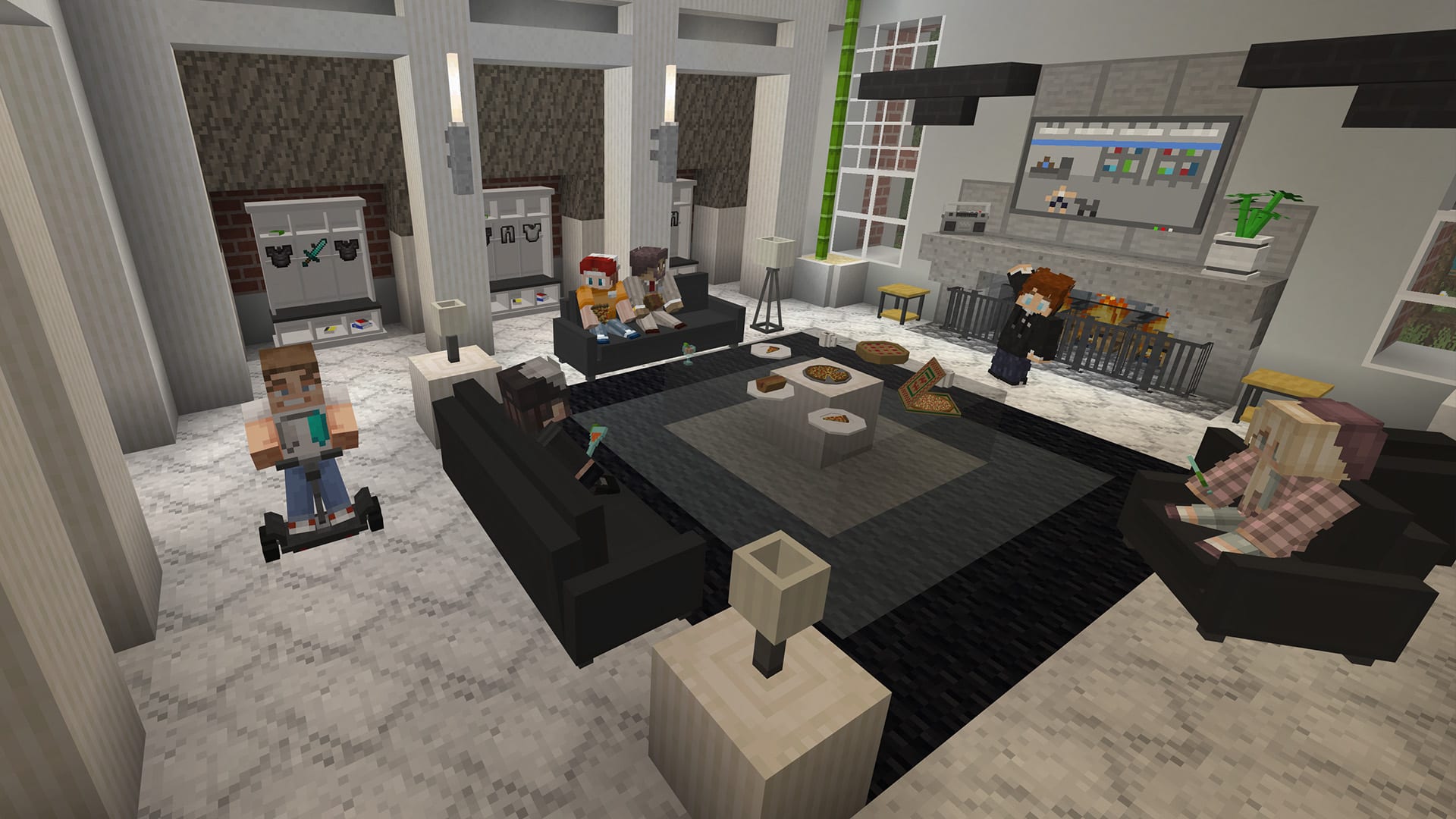 $1,000,000 Mansions Minecraft Marketplace Aurrora Living Room