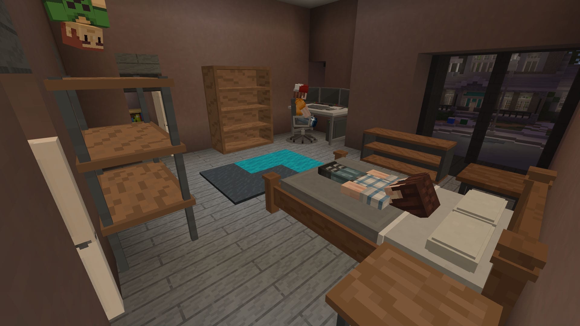 Modern Home - Roleplay Minecraft Marketplace Bedroom Aurrora