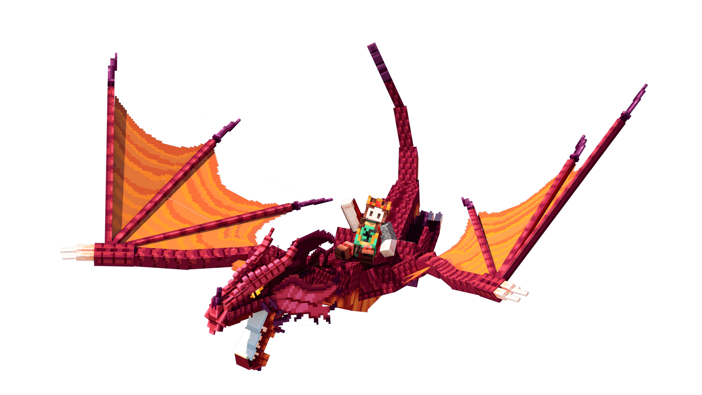 Dragon 3D Model Minecraft Aurrora