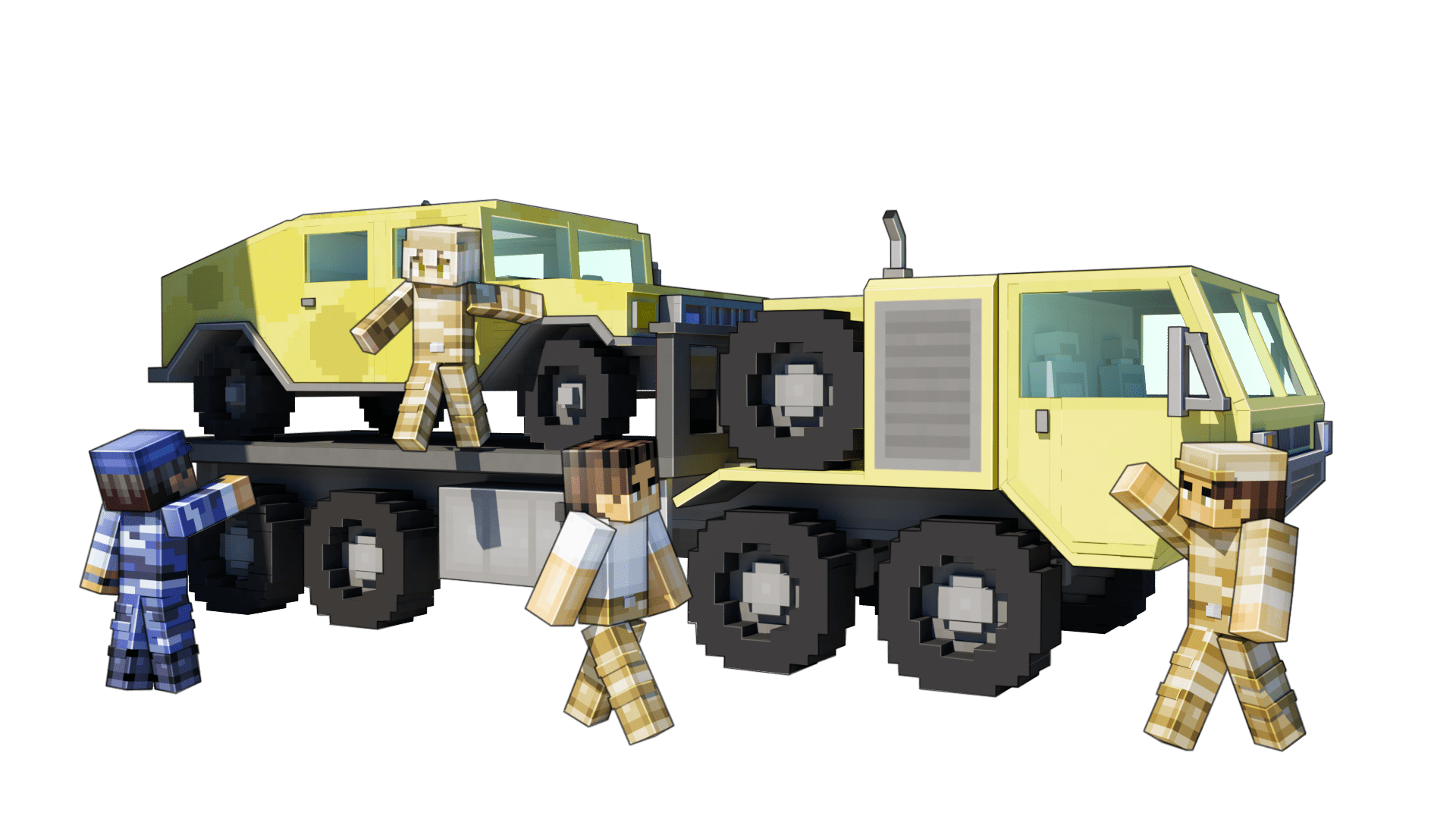 Military Truck Hummer Minecraft Aurrora