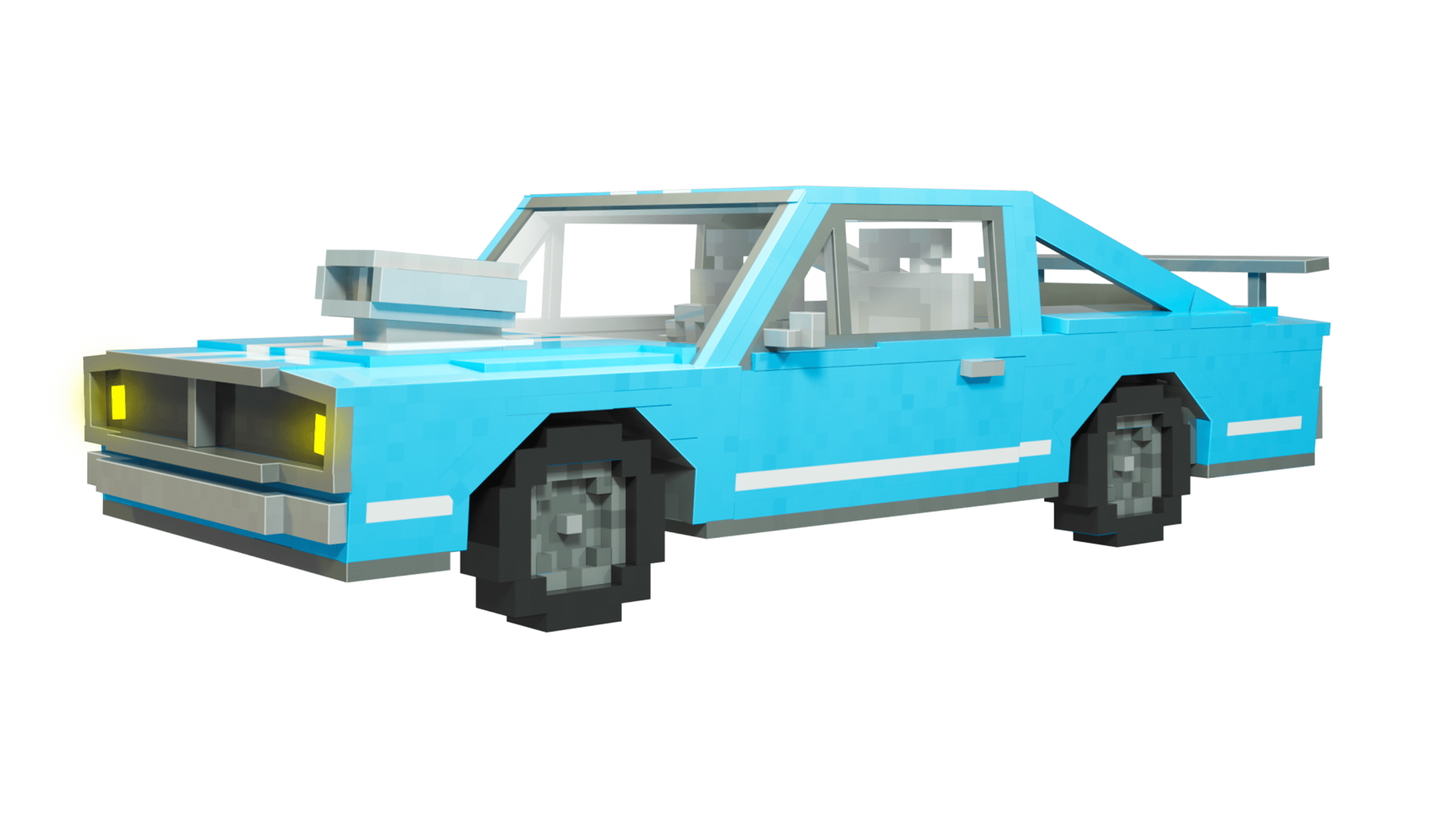 Muscle Car 3D Model Minecraft Aurrora
