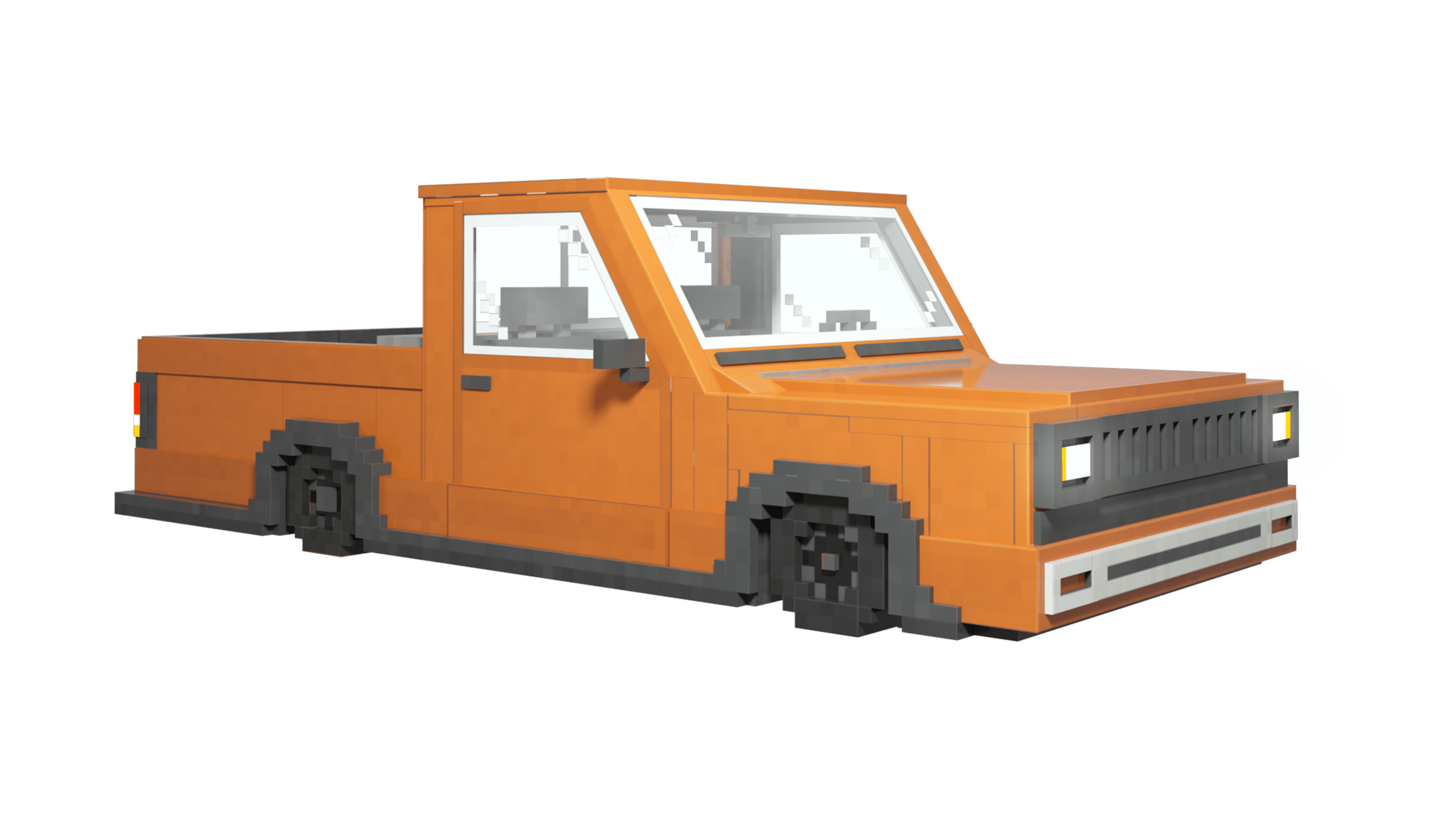 Pick Up Truck 3D Model Minecraft Aurrora