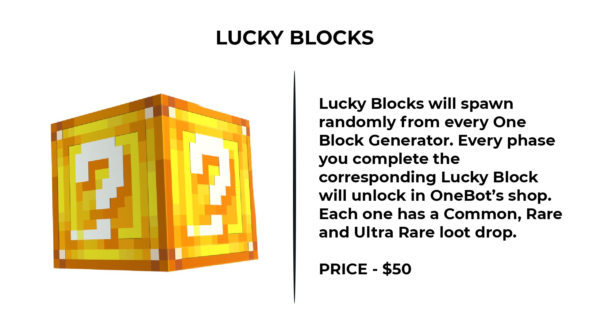 One Block Lucky Block in Minecraft Marketplace